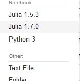 Juliaのバージョンを更新する方法（1.5.3から1.7.0,Windows）