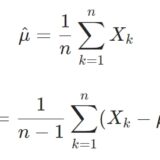 点推定、不偏推定量とは：平均と分散を例に、なぜn-1で割るのか