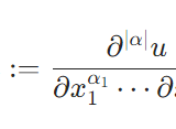 ソボレフ空間W^{k,p},H^kとは：多重指数、ノルム、内積