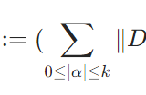 ソボレフ空間W^{k,p}・H^kが線形、ノルム、内積空間となることの証明