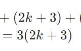 連続する3つの奇数の和が3の倍数となることの説明、証明